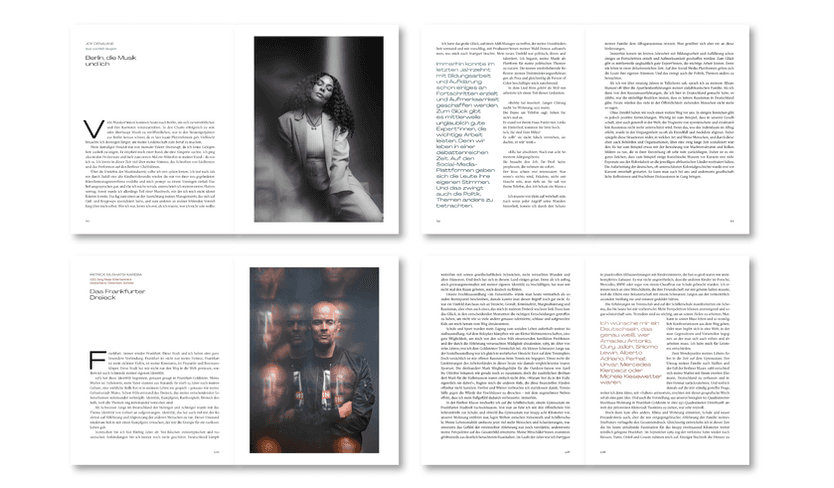 People of Deutschland — interior spreads, portrait editorial